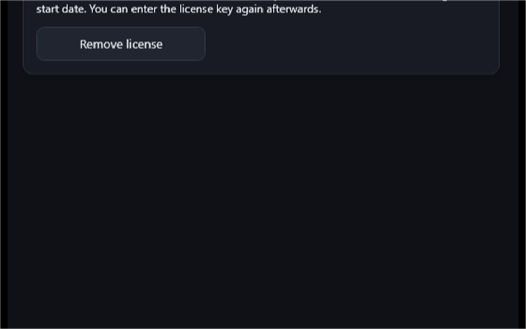 License activation