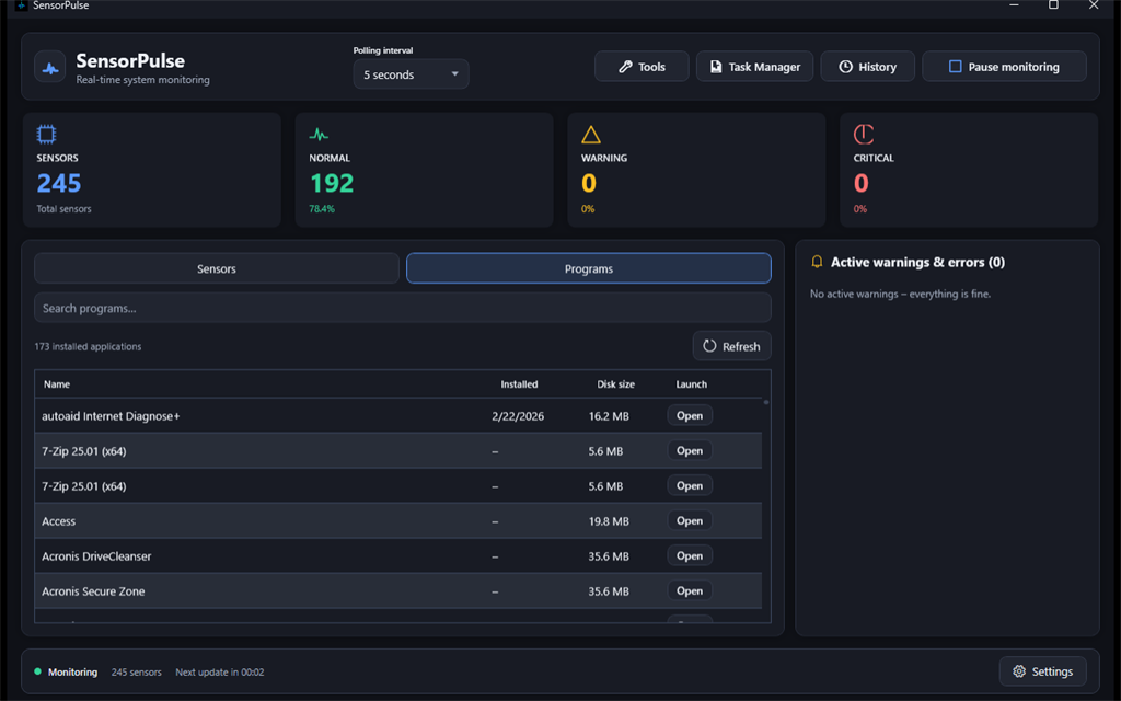Program launcher
